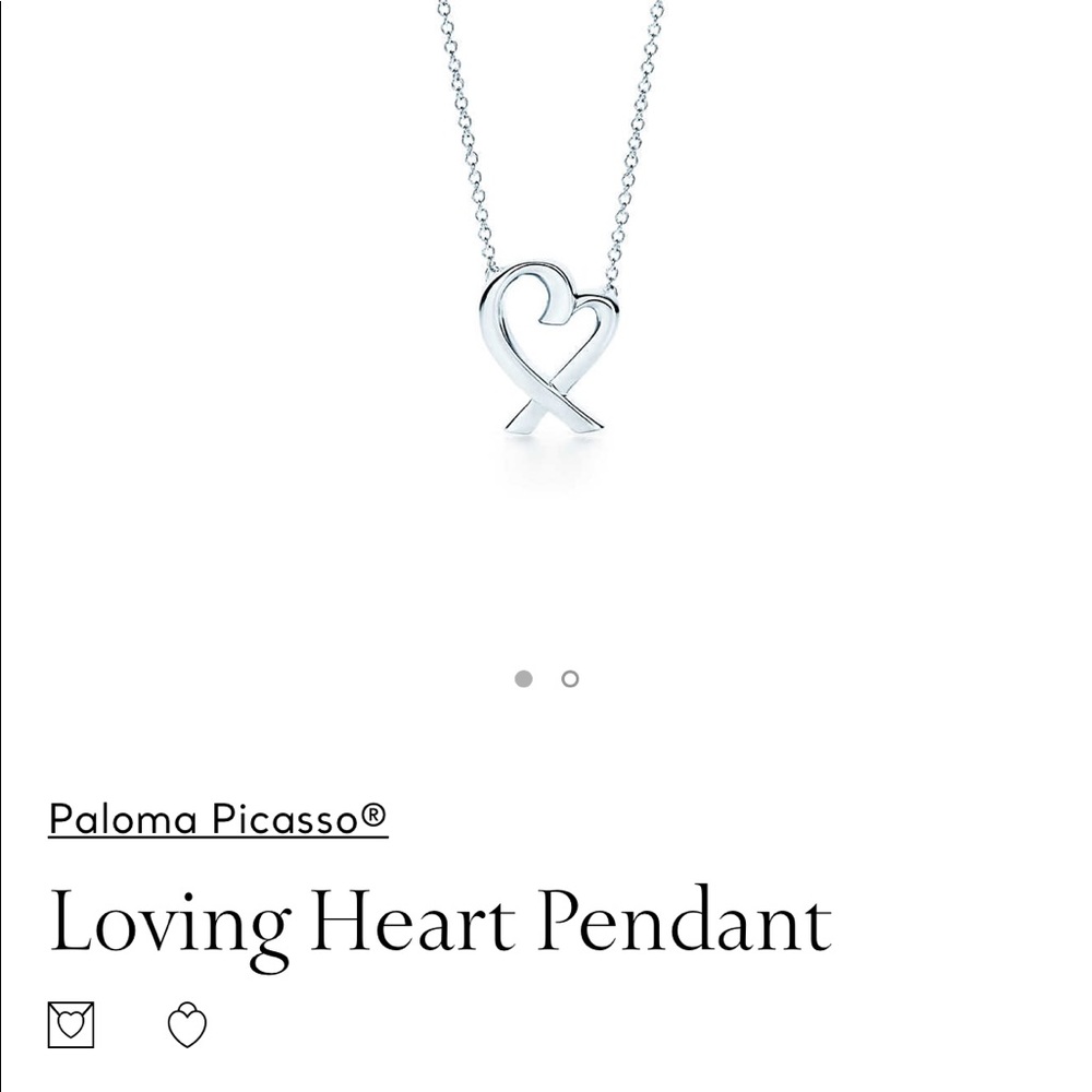 Tiffany & Co loving Heart Necklace